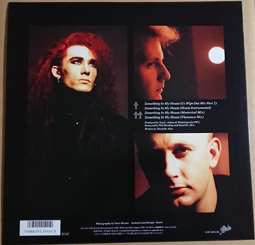 Dead Or Alive Something In My House 12" Vinyl Japan 1987 PWL Stock Aitken Water