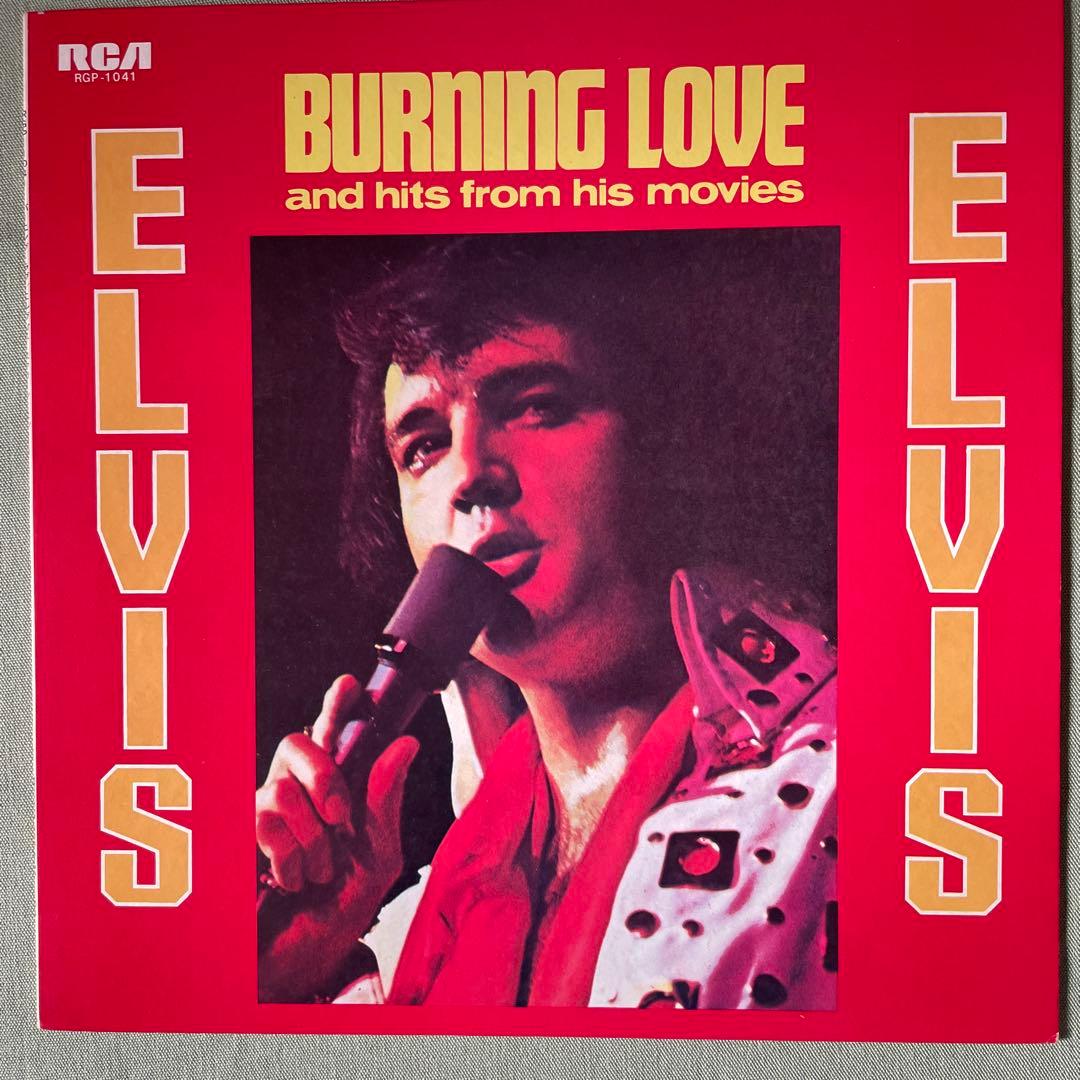 Elvis Presley LP Vinyl Burning Love & Movie Hits Used Japan Obi 1973 Record | Japansoundstore