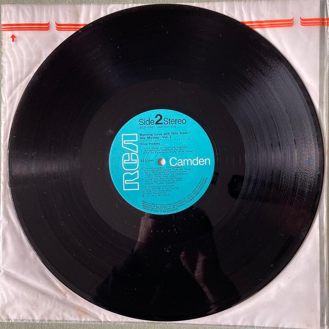 Elvis Presley LP Vinyl Burning Love & Movie Hits Used Japan Obi 1973 Record | Japansoundstore
