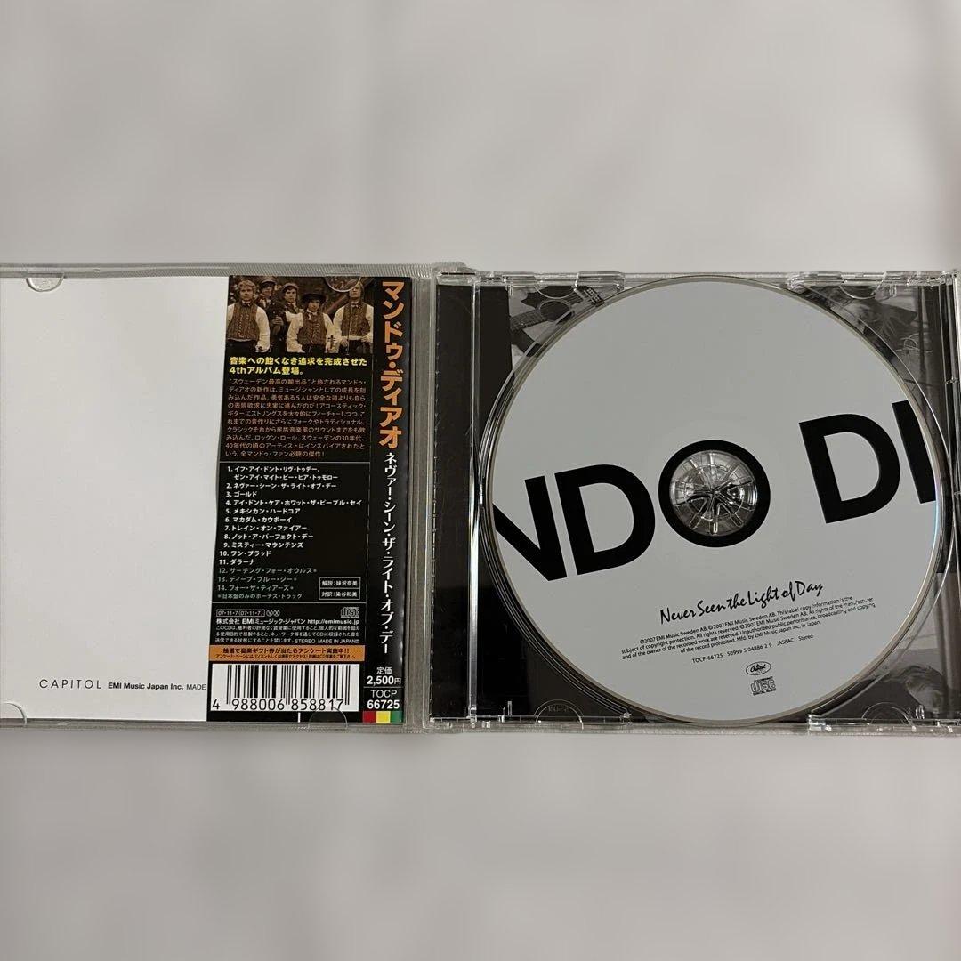 Mando Diao Never Seen the Light of Day CD Japan Press w/ OBI Bonus Tracks