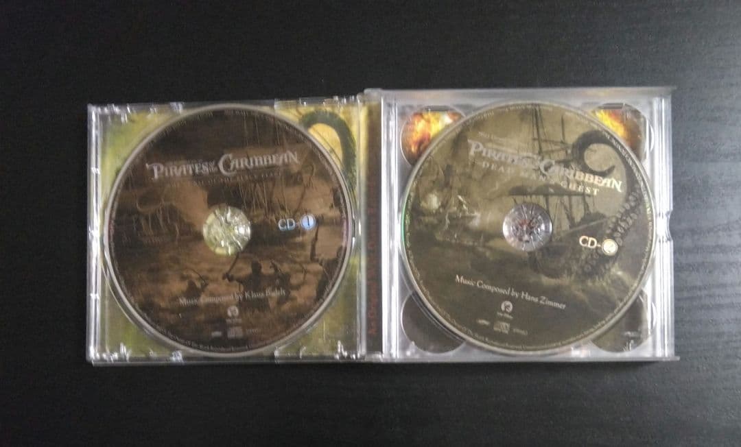 Pirates of the Caribbean: Dead Man's Chest 2CD+DVD Japan Press Soundtrack Hans