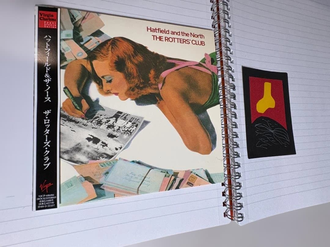 Hatfield and the North The Rotters' Club CD Japan Press Cardboard Sleeve Obi