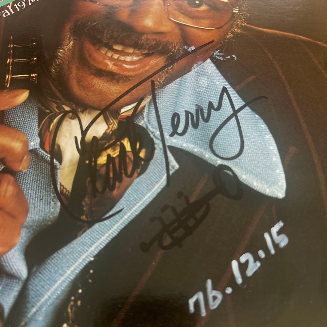 Clark Terry's Big B-A-D Band Live At Wichita Jazz Festival 1974 LP Japan Signed