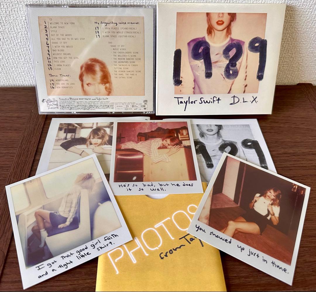 Taylor Swift 1989 Deluxe Edition CD+DVD Japan Press with 13 Polaroid Photos 2014