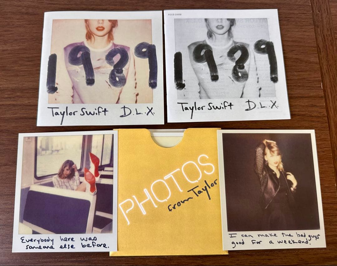 Taylor Swift 1989 Deluxe Edition CD+DVD Japan Press with 13 Polaroid Photos 2014