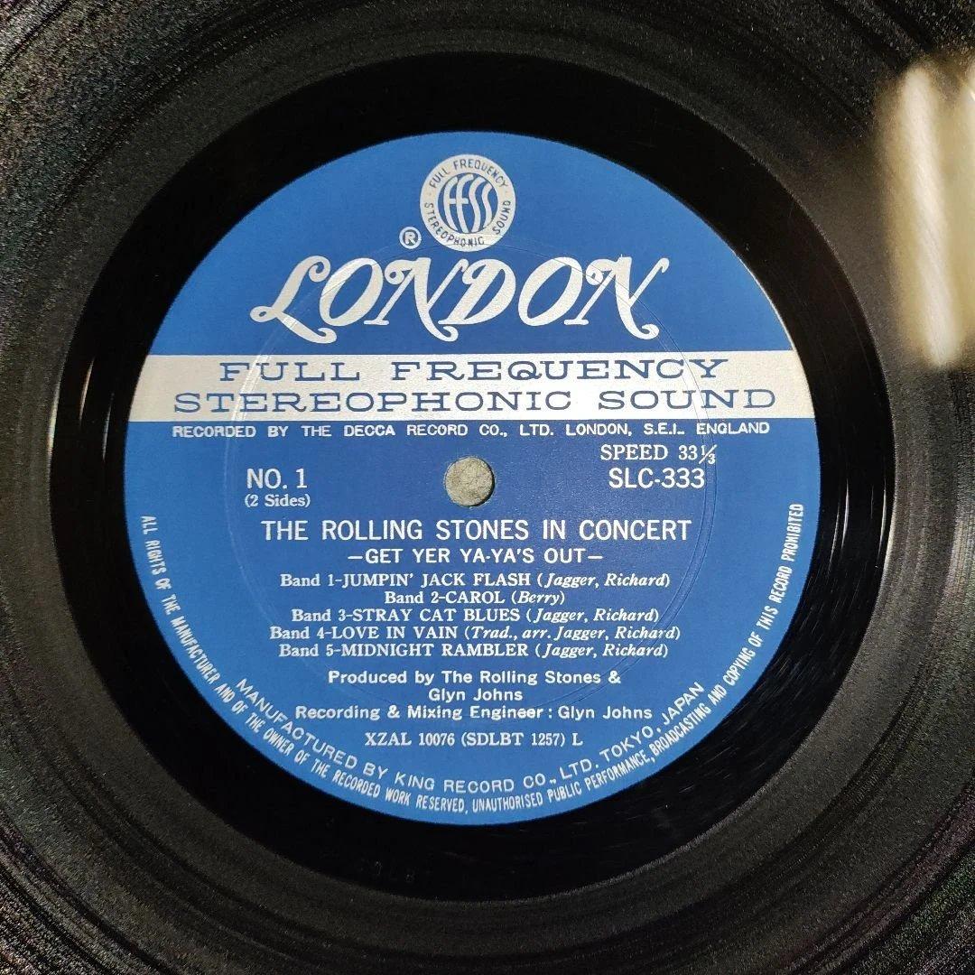 The Rolling Stones Get Yer Ya-Ya's Out! Japan LP SLC 333 w/ Obi Insert