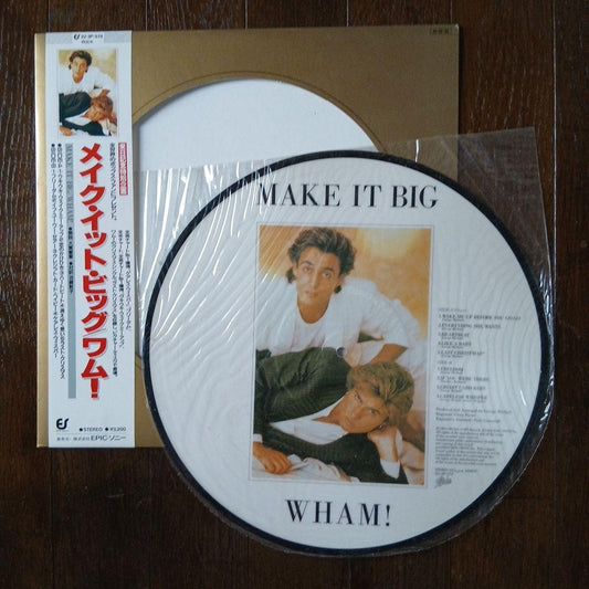 WHAM! Make It Big Japan Limited Picture Disc Vinyl LP 1984 OBI Rare