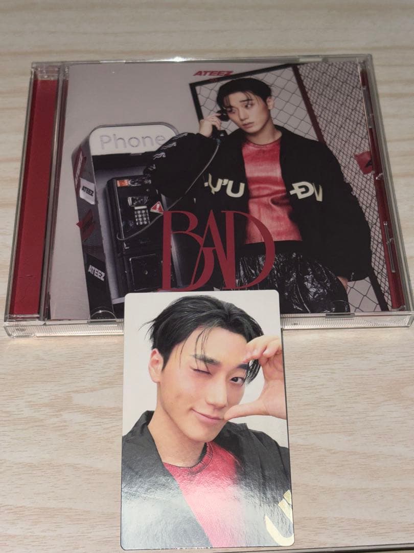 ATEEZ Japan 5th Single BAD San Solo Edition CD with Photo Card