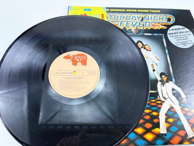 Bee Gees Saturday Night Fever Soundtrack 2LP Japan Vinyl Obi Original Record