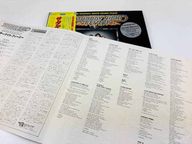 Bee Gees Saturday Night Fever Soundtrack 2LP Japan Vinyl Obi Original Record