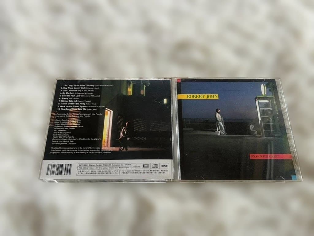 Robert John Back On The Street CD Japan Press with OBI Limited Edition Rare