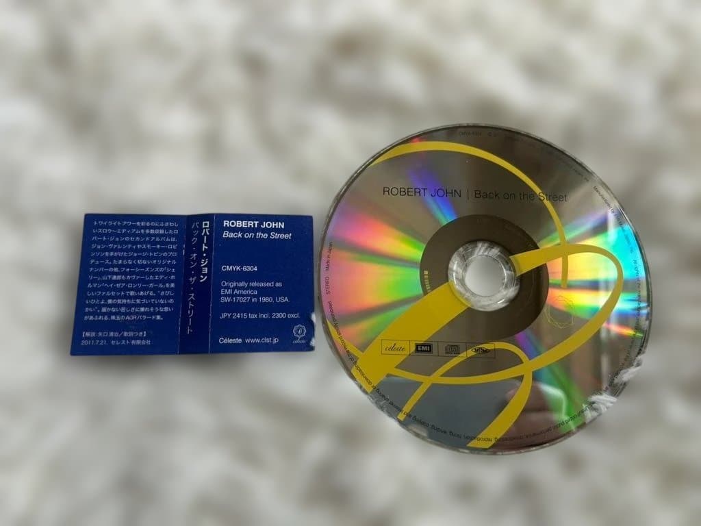 Robert John Back On The Street CD Japan Press with OBI Limited Edition Rare