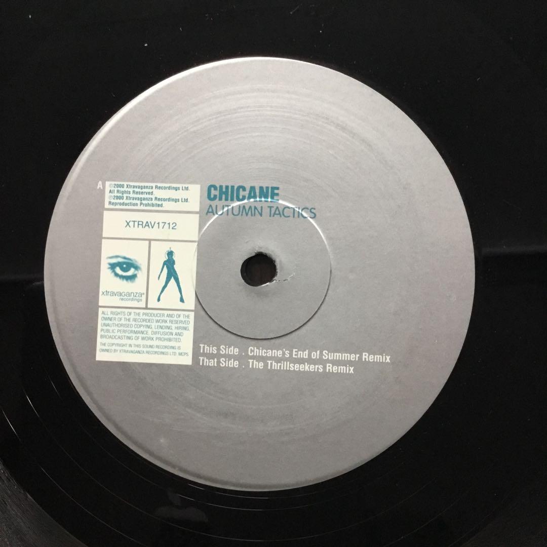 Chicane - Autumn Tactics 12" Vinyl Record (2000, Trance) Xtravaganza