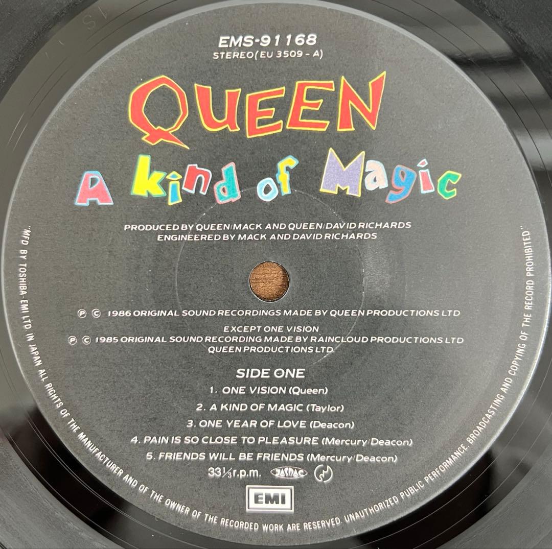 Queen A Kind Of Magic LP Japanese Import VG+ with Obi 1986 Rock Album | Japansoundstore