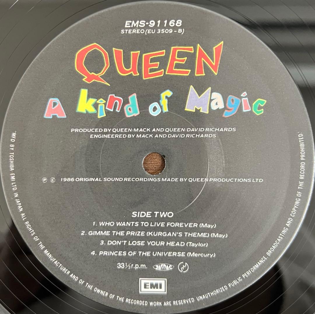 Queen A Kind Of Magic LP Japanese Import VG+ with Obi 1986 Rock Album | Japansoundstore