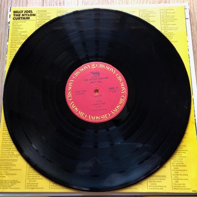 Billy Joel - The Nylon Curtain - Japan LP Vinyl Record with Obi 25AP 2400