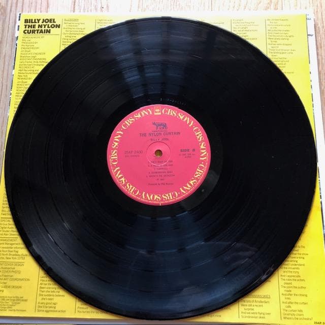 Billy Joel - The Nylon Curtain - Japan LP Vinyl Record with Obi 25AP 2400