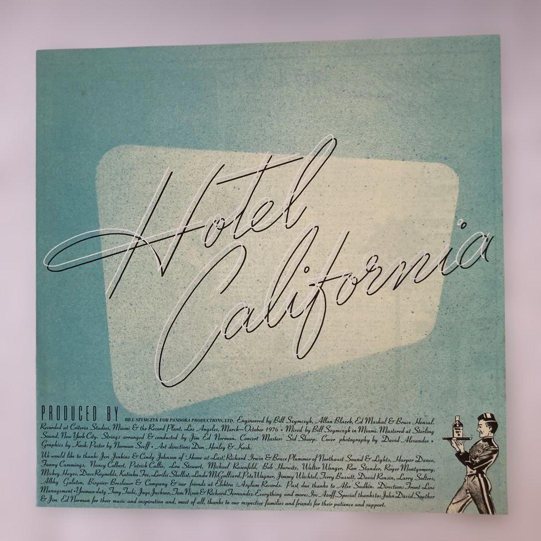 Eagles - Hotel California LP 1976 Japan Pressing w/ OBI & Poster P-10221Y