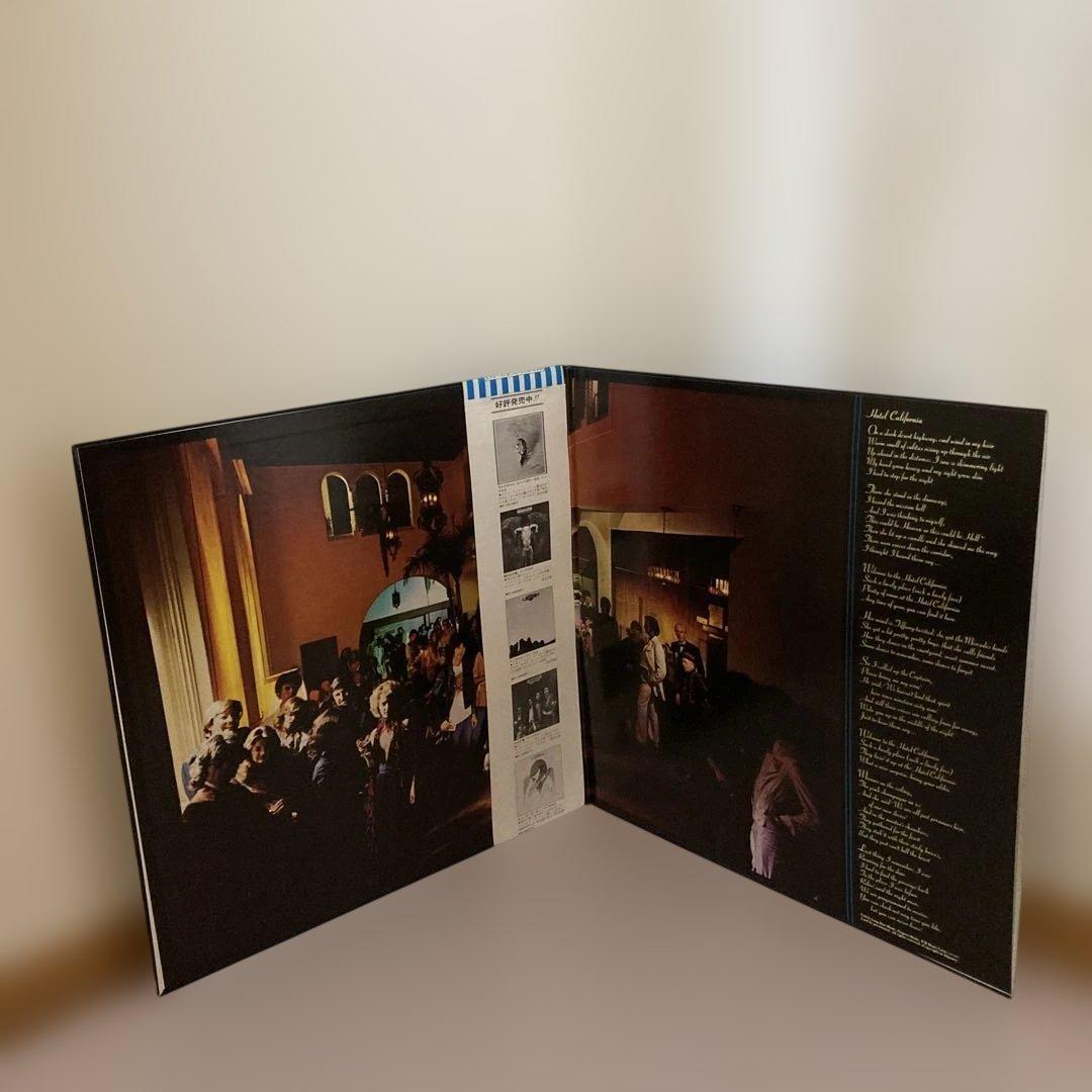 Eagles - Hotel California LP 1976 Japan Pressing w/ OBI & Poster P-10221Y