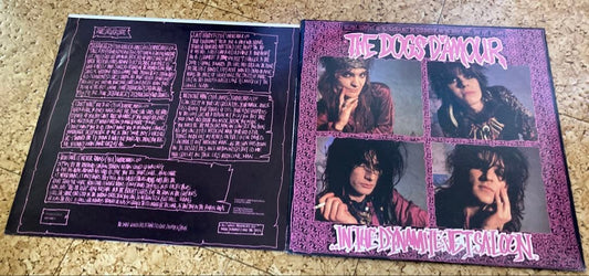 The Dogs D'Amour - In The Dynamite Saloon - Rare Green Vinyl LP Record