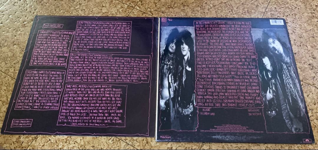 The Dogs D'Amour - In The Dynamite Saloon - Rare Green Vinyl LP Record