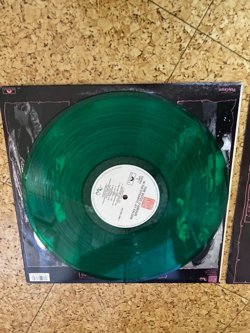 The Dogs D'Amour - In The Dynamite Saloon - Rare Green Vinyl LP Record