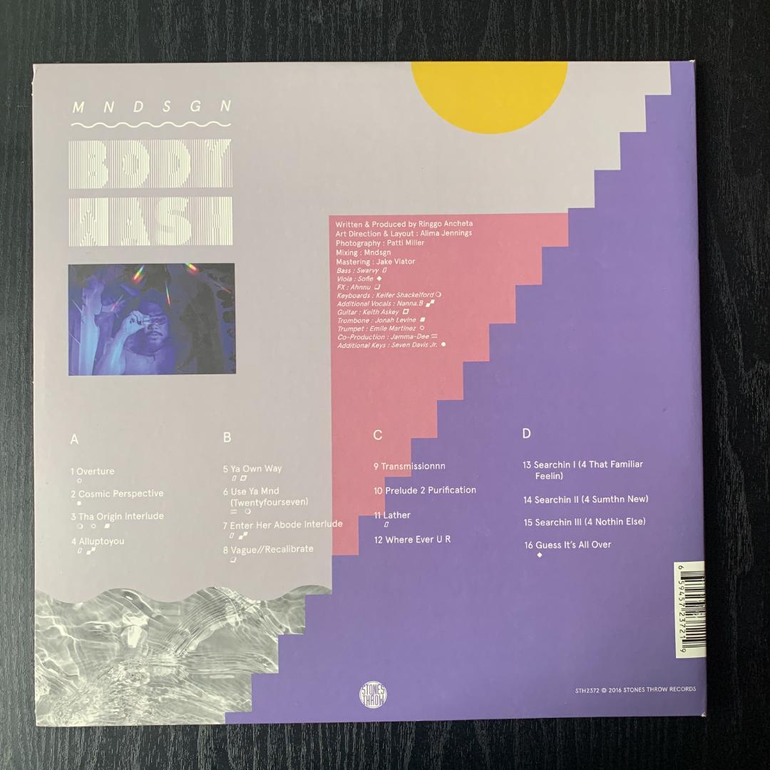 Mndsgn - Body Wash 2LP White Vinyl Stones Throw Records 2016