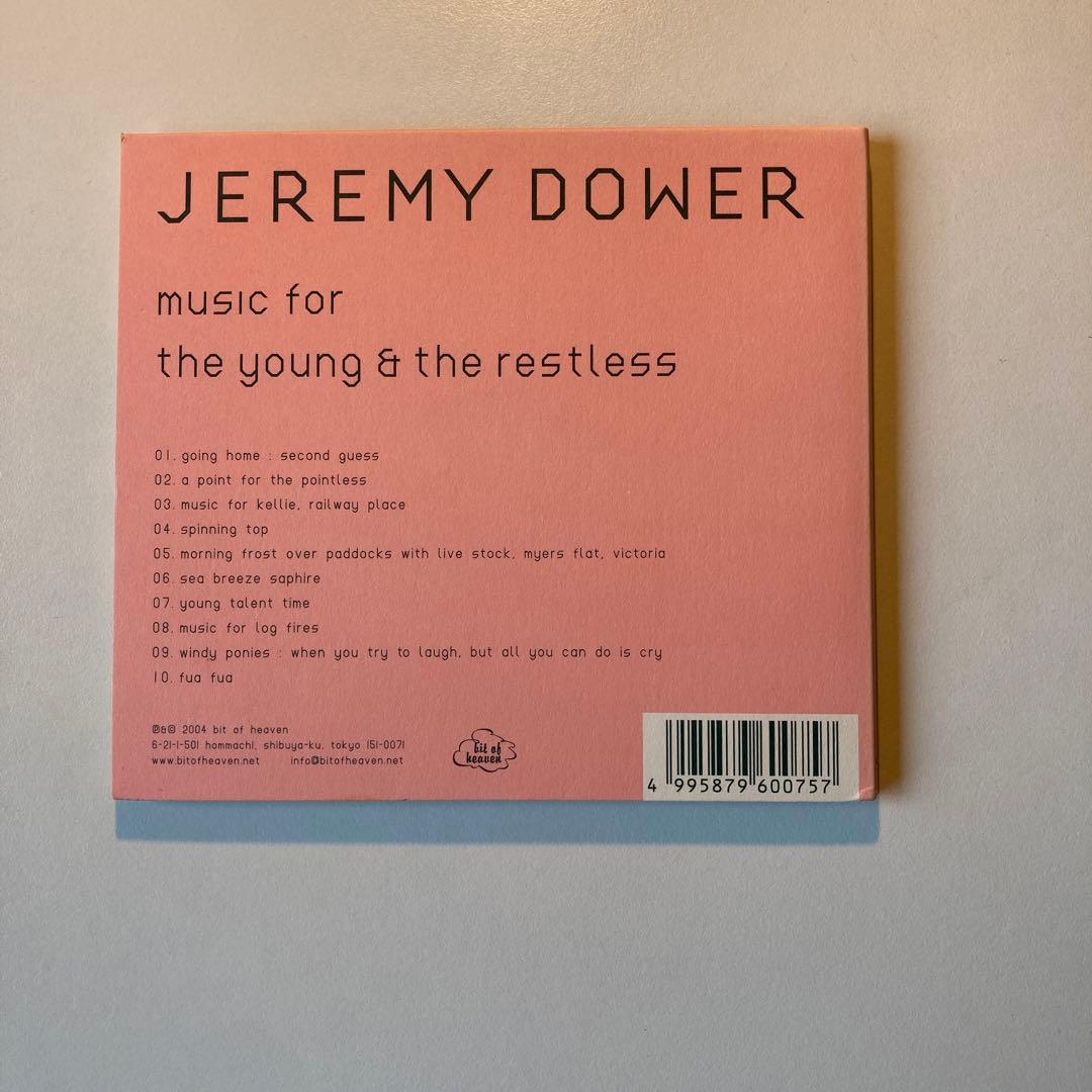 Jeremy Dower Music for the Young & the Restless CD Japan Press Paper Sleeve