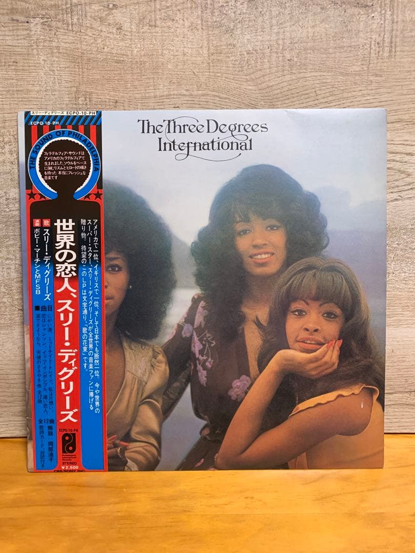 The Three Degrees - International LP Vinyl Japan 1975 Philadelphia Soul OBI