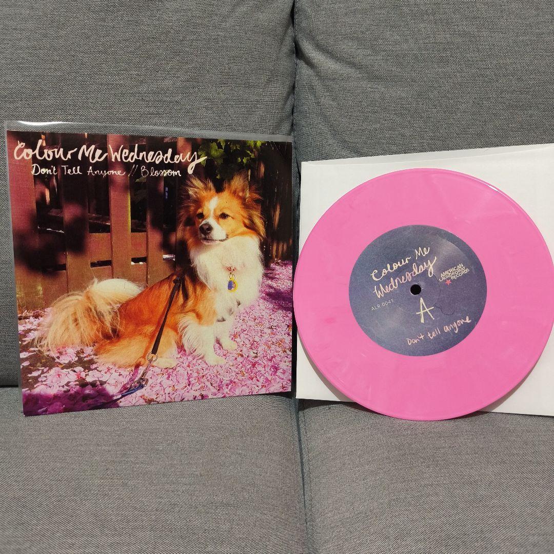 Colour Me Wednesday - Don't Tell Anyone / Blossom 7" Pink Vinyl Single