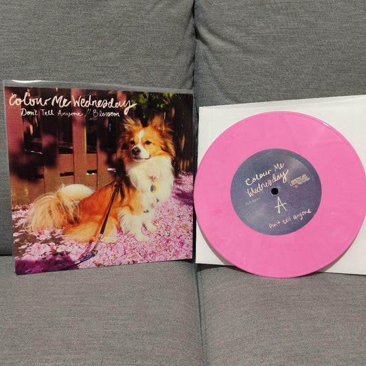 Colour Me Wednesday - Don't Tell Anyone / Blossom 7" Pink Vinyl Single