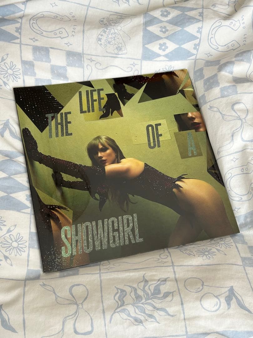 Taylor Swift The Life Of A Showgirl Limited Edition Green Marble Vinyl Record LP