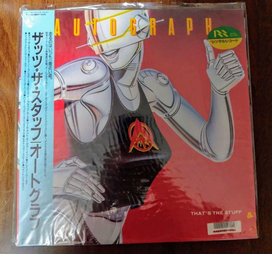 Autograph - That's The Stuff LP Japan Pressing Vinyl Album with Obi