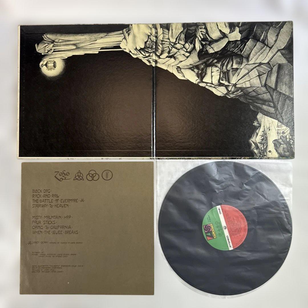 Led Zeppelin IV 12" LP Record VG++ Rock and Roll, Stairway, Used | Japansoundstore