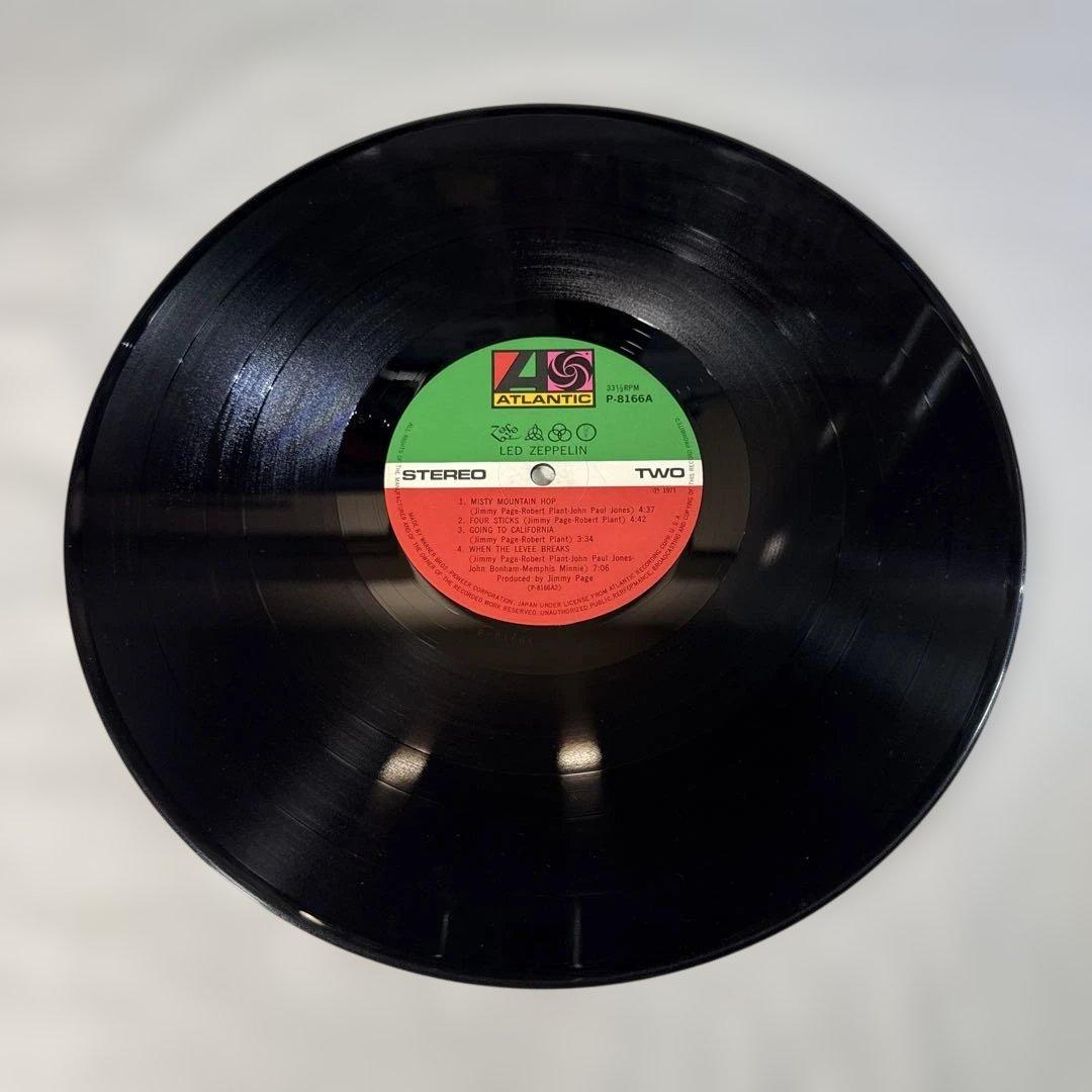 Led Zeppelin IV 12" LP Record VG++ Rock and Roll, Stairway, Used | Japansoundstore