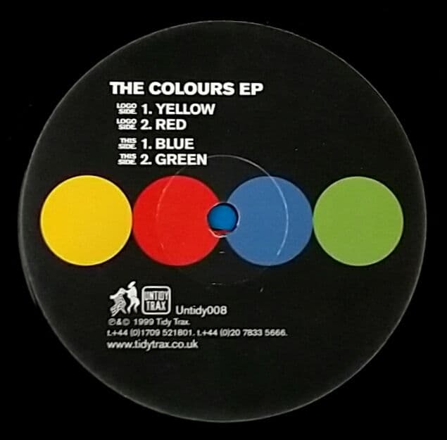 The Untidy DJs - The Colours EP 12" Vinyl Electronic Techno House UK 1999