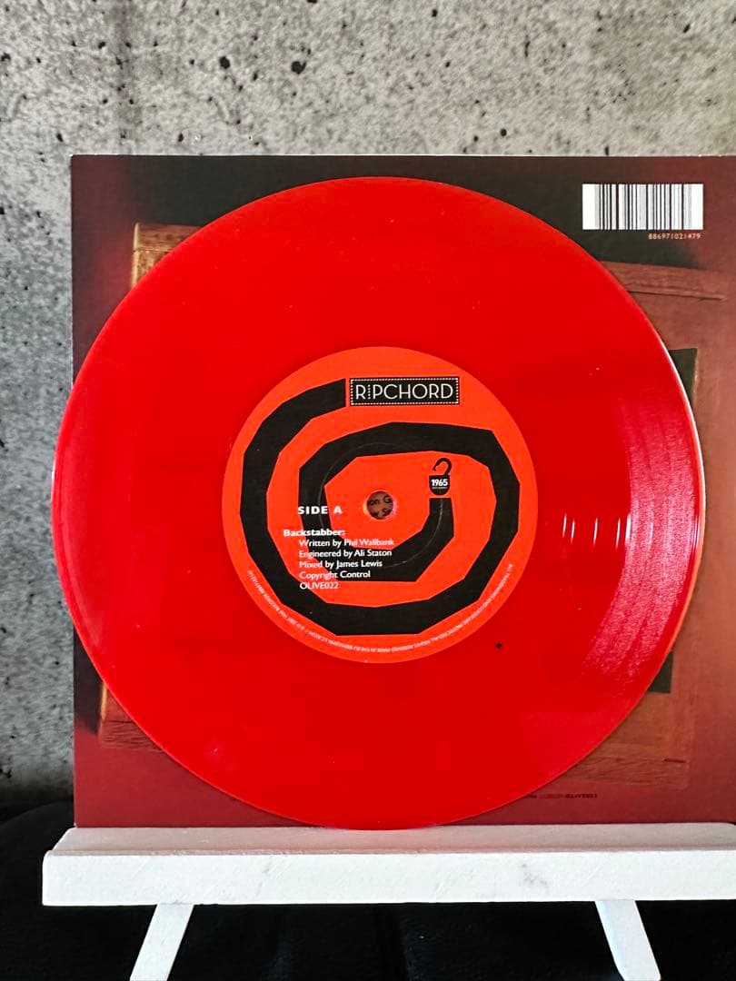 Ripchord - Backstabber, 7" Single, Red Vinyl, Indie Rock, OLIVE022