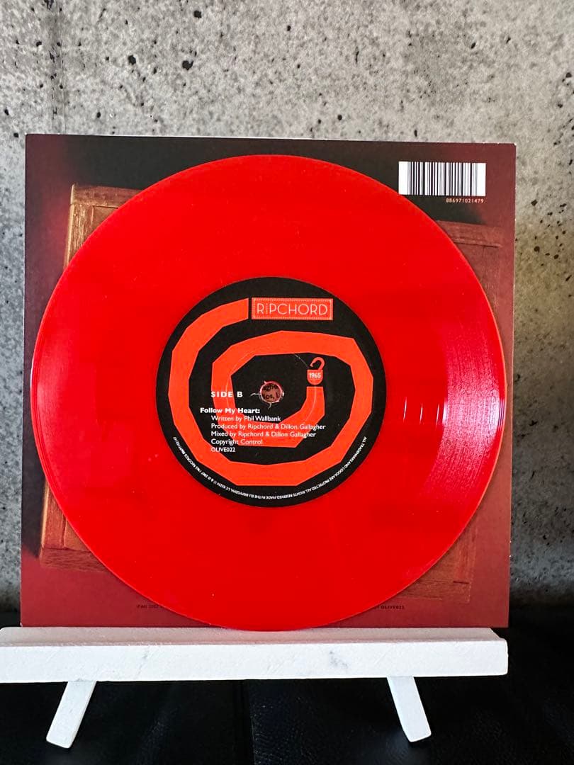 Ripchord - Backstabber, 7" Single, Red Vinyl, Indie Rock, OLIVE022