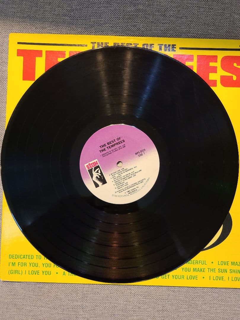 The Temprees - The Best Of The Temprees Vinyl LP Soul 1984 Stax Pressing