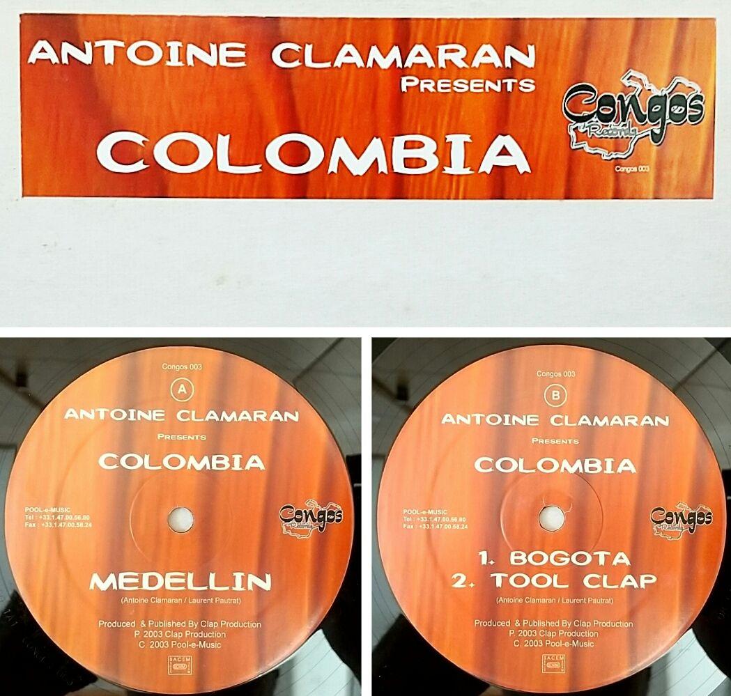 Antoine Clamaran - Colombia 12" Vinyl EP, 2003 House Techno Club Record