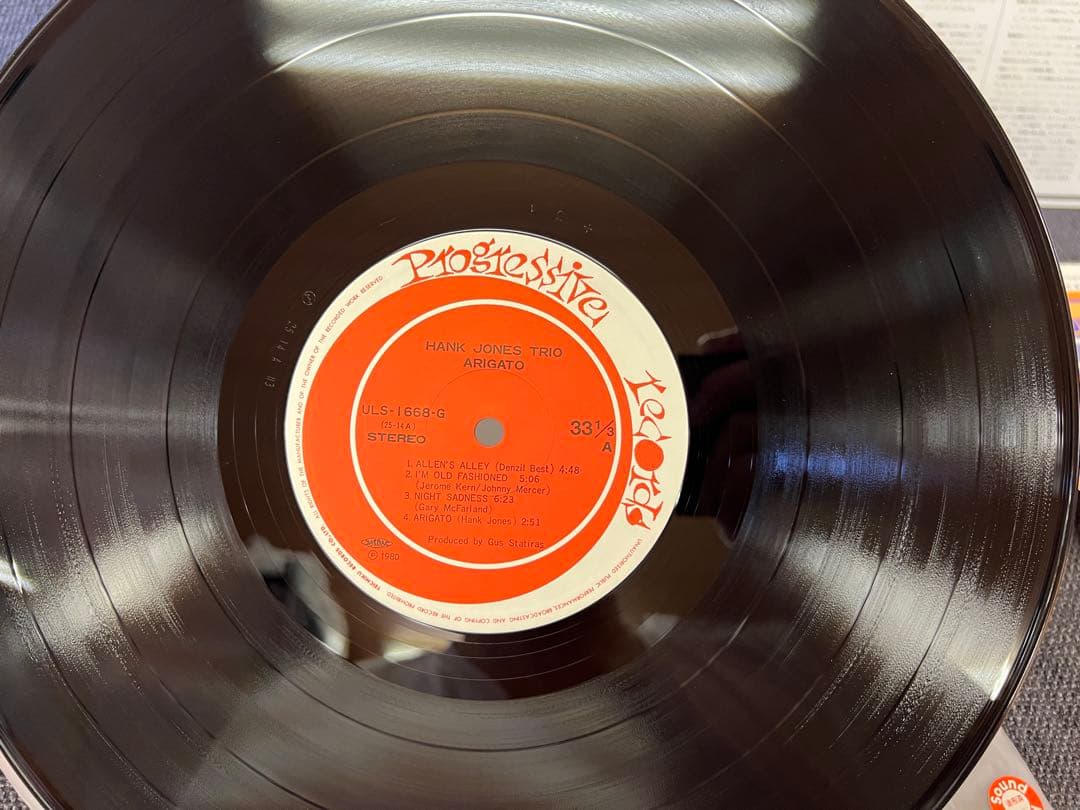 Hank Jones ARIGATO Japanese LP 1980 Vinyl Jazz Record W/ Obi Excellent | Japansoundstore