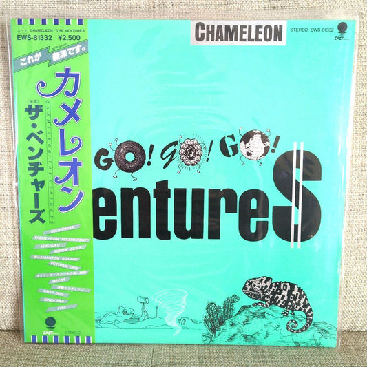 The Ventures - Chameleon LP 1980 Japan Original Pressing w/ Obi & Insert