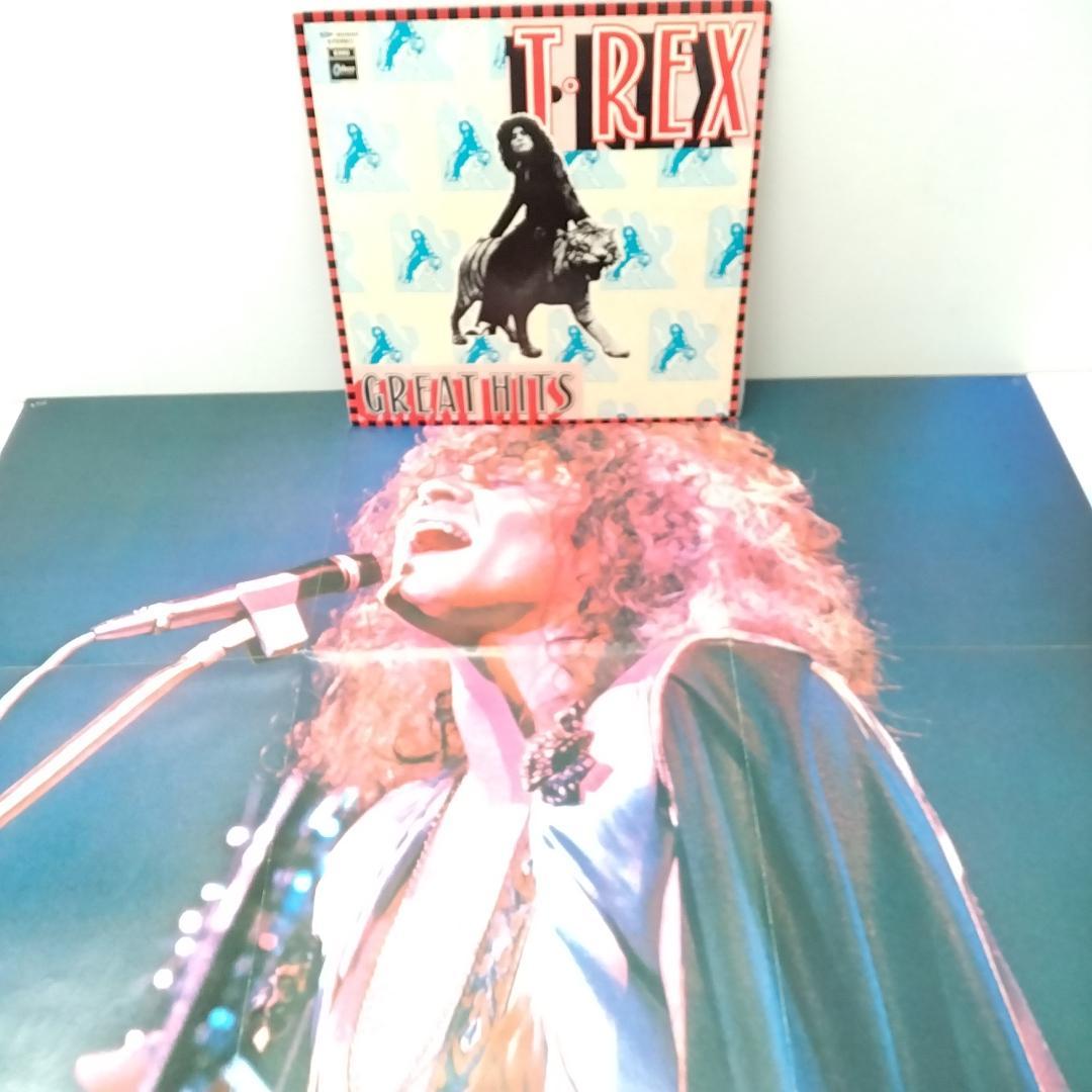 T. Rex - Great Hits Vinyl LP Japan Import with Original Color Poster EOP-80930