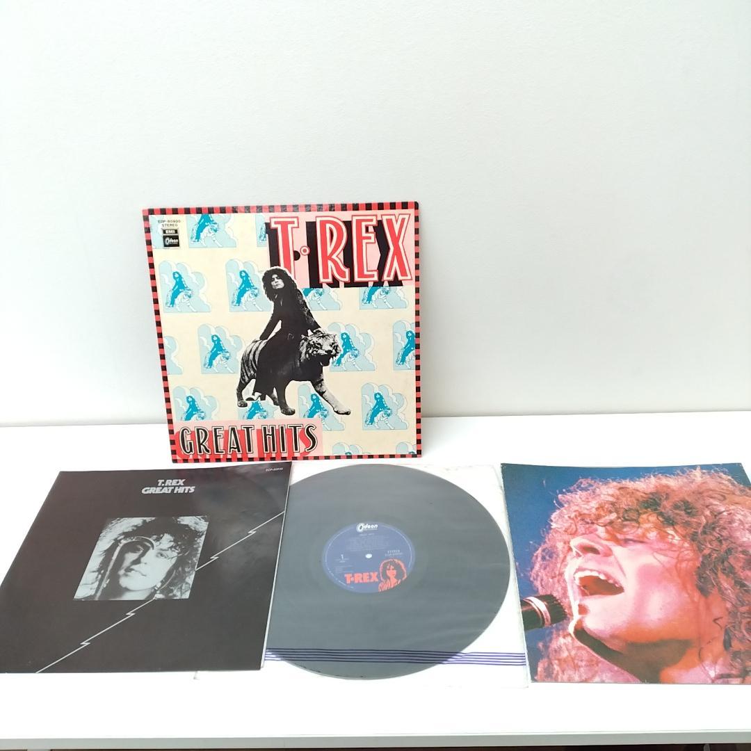 T. Rex - Great Hits Vinyl LP Japan Import with Original Color Poster EOP-80930