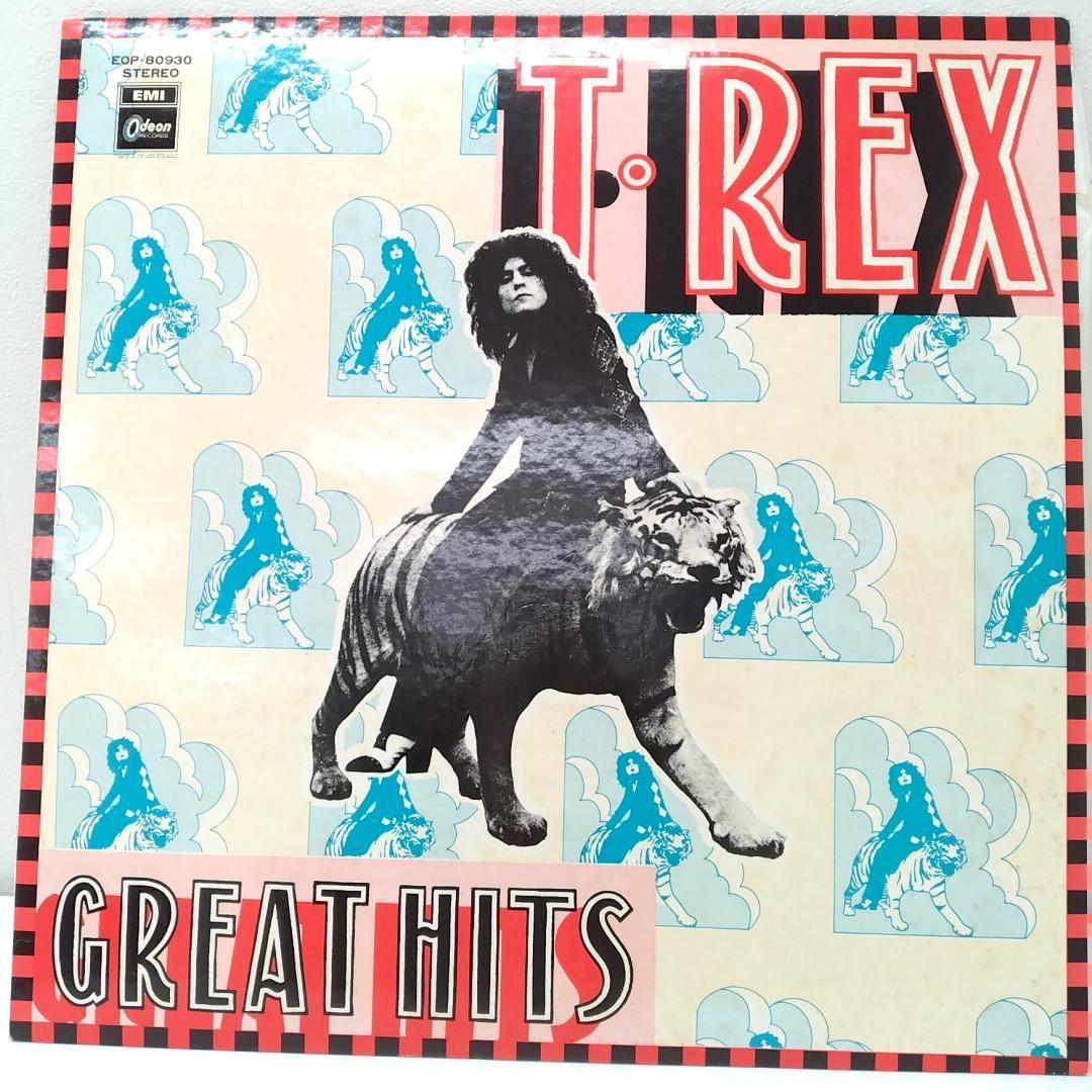 T. Rex - Great Hits Vinyl LP Japan Import with Original Color Poster EOP-80930