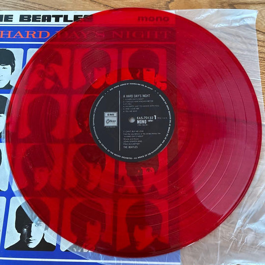 The Beatles A Hard Day's Night Mono Red Vinyl Record Used | Japansoundstore