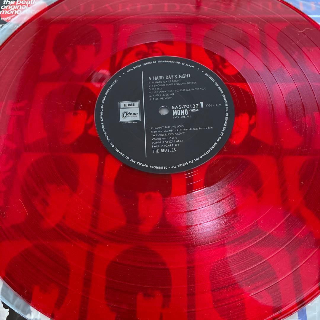The Beatles A Hard Day's Night Mono Red Vinyl Record Used | Japansoundstore