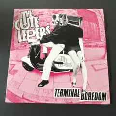 The Cute Lepers - Terminal Boredom Vinyl LP Yellow Color Disc Damaged Goods