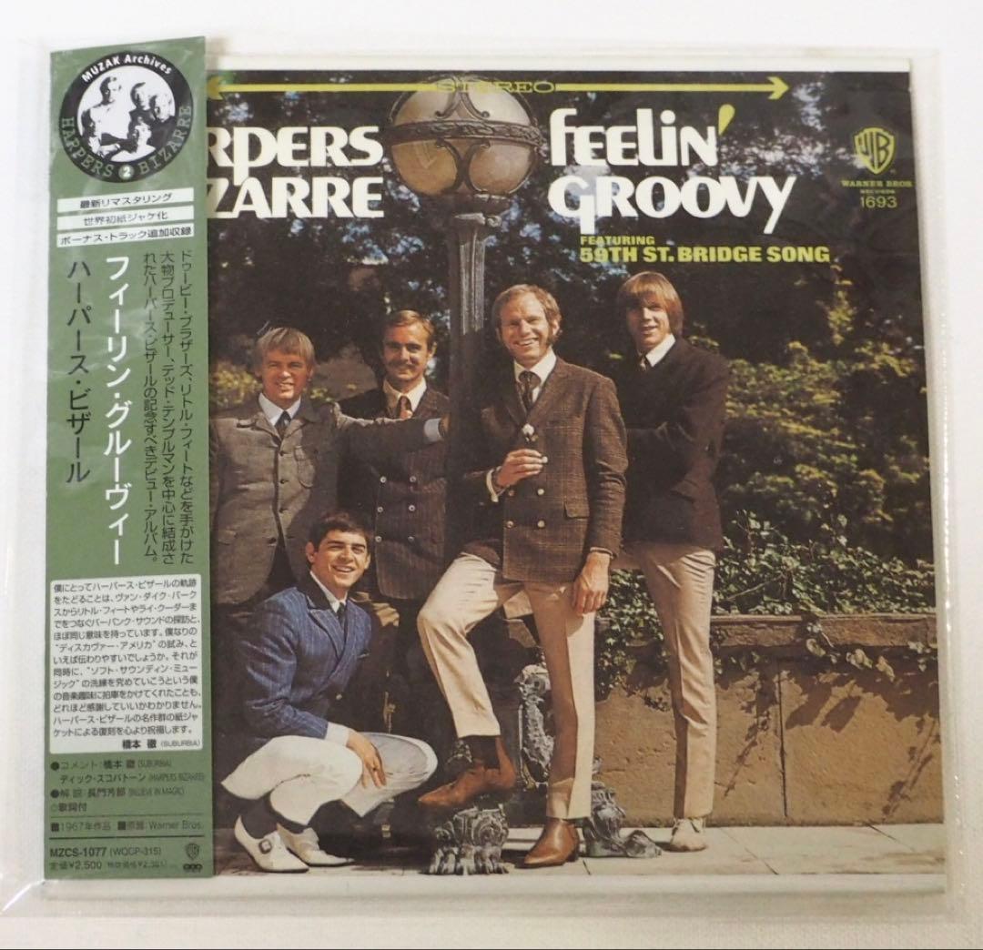 Harpers Bizarre Feelin' Groovy Mini LP CD Japan Press with OBI 1967/2005