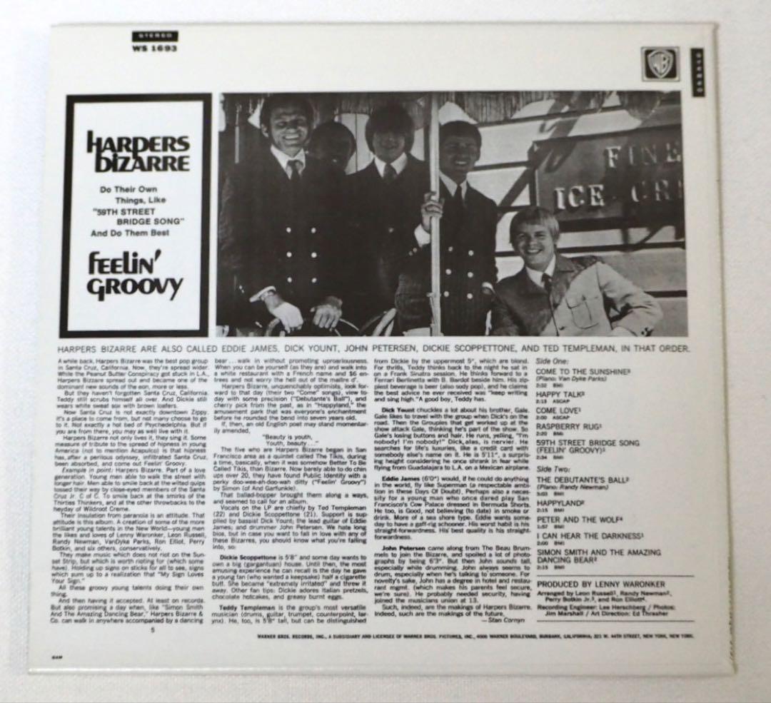 Harpers Bizarre Feelin' Groovy Mini LP CD Japan Press with OBI 1967/2005
